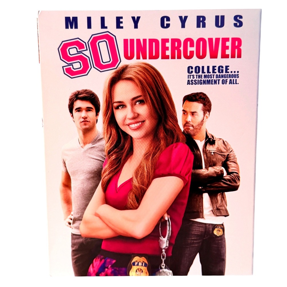 So Undercover 2012 NEW Blu-ray PG-13 Comedy Miley Cyrus Jeremy Piven Tom Vaughan